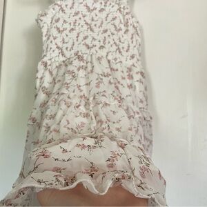 Small White Floral Summer Dress